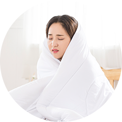 반복적으로 <b>덥거나 추운 환경</b> 노출